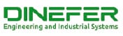 Logo de Dinefer, entreprise spécialisée en systèmes industriels et ingénierie.